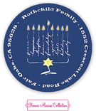 Bonnie Marcus Personalized Return Address Labels - Happy Hanukkah