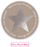 Bonnie Marcus Personalized Return Address Labels - New Year Joy Stars