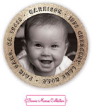 Bonnie Marcus Personalized Photo Return Address Labels - Peace Love Joy Ornament (Photo)