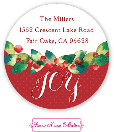 Bonnie Marcus Personalized Return Address Labels - Watercolor Joy Bonnie Marcus Personalized Return Address Labels - Watercolor Joy