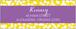Dabney Lee Personalized Return Address Labels - Hole Punch