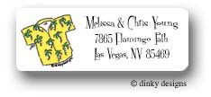Dinky Designs Address Labels - Beach Bum Dinky Designs Address Labels - Beach Bum