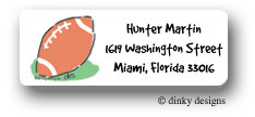 Dinky Designs Address Labels - Football Dinky Designs Address Labels - Football