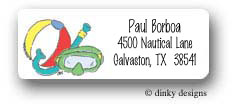 Dinky Designs Address Labels - Pool Party Dinky Designs Address Labels - Pool Party