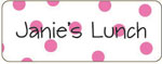 Donovan Designs - Personalized Return Address Labels (Pink Polka Dot)