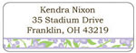 Donovan Designs - Personalized Return Address Labels (Lavender Flower)