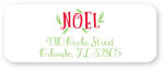 Donovan Designs - Personalized Return Address Labels (Christmas Noel)