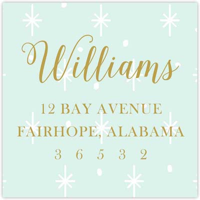 Holiday Address Labels by HollyDays (Southern Snow)
