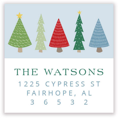 Holiday Address Labels by HollyDays (Cute Christmas Trees) Holiday Address Labels by HollyDays (Cute Christmas Trees)