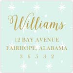 Holiday Address Labels by HollyDays (Southern Snow)