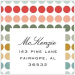 Holiday Address Labels by HollyDays (Color Dot)