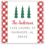 Holiday Address Labels by HollyDays (Cabin Trees)