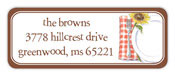 Inkwell Address Labels - Country Placesetting