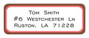 Inkwell Address Labels - Golf Green