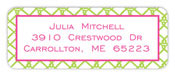 Inkwell Address Labels - Orchid