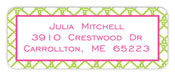 Inkwell Address Labels - Orchid
