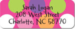 Inkwell Address Labels - Brunette Girl