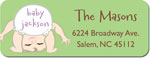 Inkwell Address Labels - Baby Change