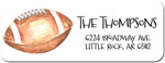 Inkwell Address Labels - Big Football