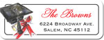 Inkwell Address Labels - Classic Grad