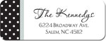 Inkwell Address Labels - Bookplate Black