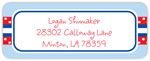 Inkwell Address Labels - Boy Ribbon