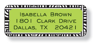 Inkwell Address Labels - Graphix Black Inkwell Address Labels - Graphix Black