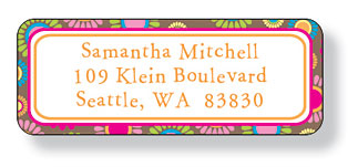 Inkwell Address Labels - Petals Inkwell Address Labels - Petals