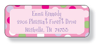 Inkwell Address Labels - Little Lady