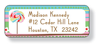 Inkwell Address Labels - Lolly Lolly