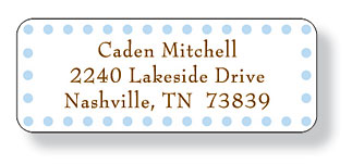 Inkwell Address Labels - 1st Monkey Boy Inkwell Address Labels - 1st Monkey Boy