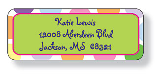 Inkwell Address Labels - Girls Rollerskate Inkwell Address Labels - Girls Rollerskate