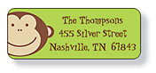 Inkwell Address Labels - Peeking Monkey