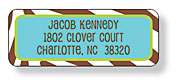 Inkwell Address Labels - Wild Blue