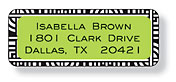 Inkwell Address Labels - Graphix Black