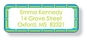 Inkwell Address Labels - Graphix Blue