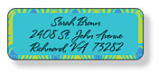 Inkwell Address Labels - Peacock