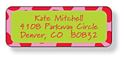 Inkwell Address Labels - Lime Leopard