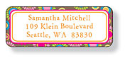 Inkwell Address Labels - Petals