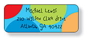 Inkwell Address Labels - Kid Dot