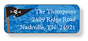 Inkwell Address Labels - Pirate Ship