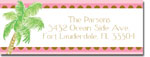 Chatsworth Just Exquisite - Address Labels (Palm Passion)