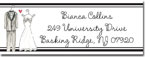 Chatsworth Just Exquisite - Address Labels (Bride/Groom)