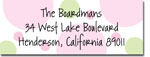 Chatsworth Just Exquisite - Address Labels (Bubble Up Pink)