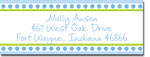 Chatsworth Just Exquisite - Address Labels (Blue Ribbon)