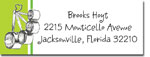 Chatsworth Just Exquisite - Address Labels (Lime Kitchen Shower)
