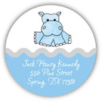 Address Labels by Kelly Hughes Designs (Blue Hippo)