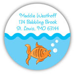Address Labels by Kelly Hughes Designs (Goldie The Fish)