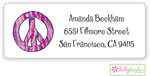 Address Labels by Kelly Hughes Designs (Peace Out Purple)