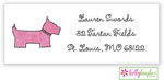 Address Labels by Kelly Hughes Designs (Preppy Pups In Pink)